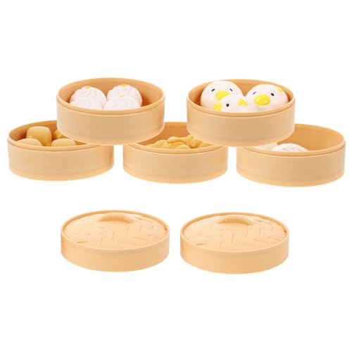 Garneck 1 Set Küchenspielzeug Spiellebensmittel Mini Lebensmittel Chinesisches Essen Chinesisches Rollenspiel Realistisches Essen Küchenspielset Frühstücksspielzeug Rollenspiel von Garneck