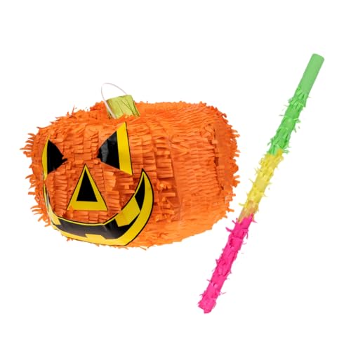 Garneck 1 Set Kürbis Piñatas Dekorative Halloween Dekorationen Für Partys Halloween Partys Events Dekorieren Von Kürbissen Große Form Gruseliger Kürbis Indoor Herbstfüller Papier von Garneck