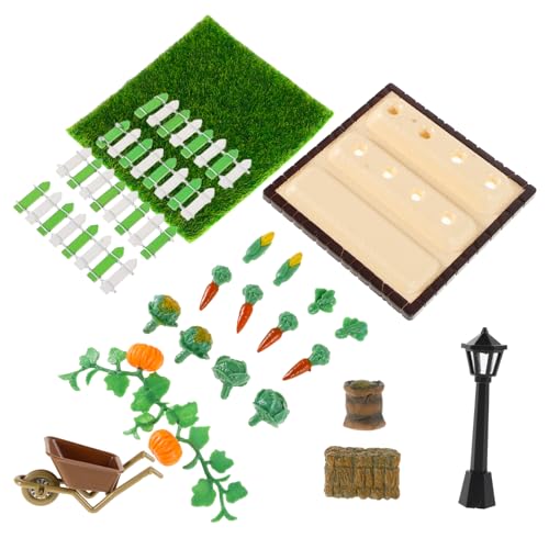 Garneck 1satz Miniatur Bauernhof Zubehör Realistische Miniatur Gemüse Farm Für Sandtisch Dekoration Kreatives Spielzeug Für Familienprojekte Teiliges Aus Sicherem von Garneck