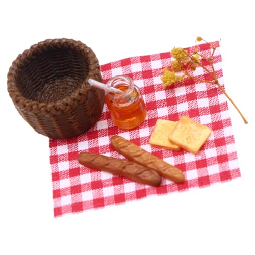 Garneck 1 Set Mini Frühstücksset Weihnachtshaus Miniatur Dekoration Puppenmodelle Mini Frühstücksornament Mini Brotkorb Modell Spielbrot Mini DIY Brot Kit Winziges Emulations Garneck 1 Set Mini Frühstücksset Weihnachtshaus Miniatur Dekoration Puppenmodelle Mini Frühstücksornament Mini Brotkorb Modell Spielbrot Mini DIY Brot Kit Winziges Emulations von Garneck
