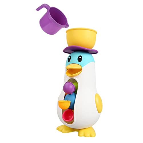 Garneck Wasserbadespielzeug Für Jungen Und Mädchen Pinguin-windmühle Badespielzeug Badewannenspielzeug Weicher Kunststoff Für Kleinkinder von Garneck