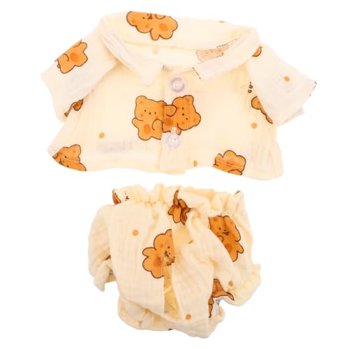 Garneck 1 Set Plüschbär-Pyjamas: Bären-Outfits, Kuscheltier-Kleidung, Süß Und Dekorativ – Machen Sie Ihr Eigenes Kuschelpuppen-zubehör von Garneck