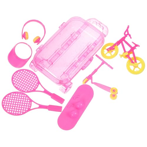 Garneck 1 Set Puppenhaus Puppen Zubehör Koffer Tennis Schläger Schläger Sport Kunststoff Zufällige Farbe Garneck 1 Set Puppenhaus Puppen Zubehör Koffer Tennis Schläger Schläger Sport Kunststoff Zufällige Farbe von Garneck