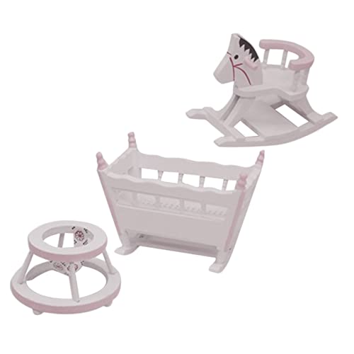 Garneck 1 Set Puppenhausmöbel Modell Winzige Möbel Babywippe Kleine Puppenhausmöbel Miniatur Schaukelpferd Stuhl Kinderzimmermöbel Kleinkindmöbel Mini Wiege Holz Garneck 1 Set Puppenhausmöbel Modell Winzige Möbel Babywippe Kleine Puppenhausmöbel Miniatur Schaukelpferd Stuhl Kinderzimmermöbel Kleinkindmöbel Mini Wiege Holz von Garneck