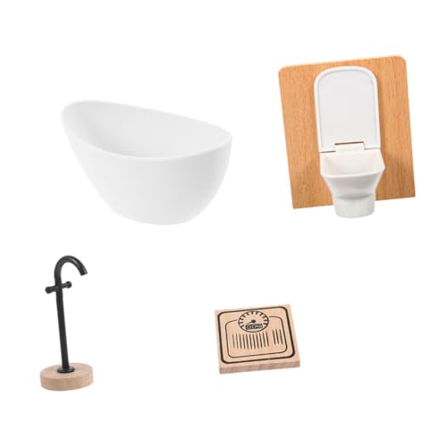 Garneck 1 Set Puppenzimmer Badezimmerdekorationen Mini Badewanne Miniaturmöbel Modell Mini Hauszubehör Mini Möbel Für Puppenhaus Miniatur Puppenhaus Badewanne Miniatur Toilette Aus Garneck 1 Set Puppenzimmer Badezimmerdekorationen Mini Badewanne Miniaturmöbel Modell Mini Hauszubehör Mini Möbel Für Puppenhaus Miniatur Puppenhaus Badewanne Miniatur Toilette Aus von Garneck