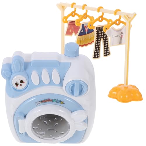 Garneck 1 Set Roller Spielzeugwaschmaschine Kinderspielzeug Mini Waschmaschine Heimwaschmaschine Spielwaschmaschine Simuliertes Haushaltsgerät Waschmaschine Zufällige Farbe von Garneck
