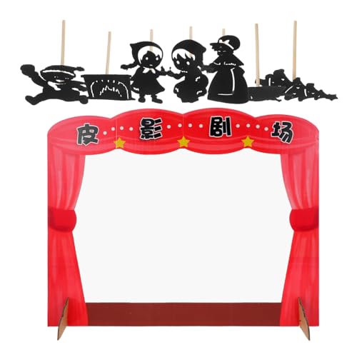 Garneck 1 Set Shadow Puppet Craft Kit Für Kinder Rollenspiele Und Familienschattenshows Mit Story Time Puppet Kits Und Puppenspielzubehör von Garneck