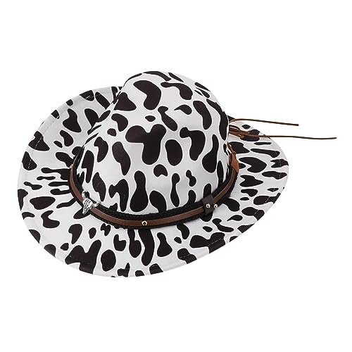 Garneck 1 Stück Cow Pattern Halloween Performance Hat Verstellbare Cosplay Hüte für Festivals Leicht Komfortabel Kreative Kappe für Familie und Freunde Halloween Requisiten Garneck 1 Stück Cow Pattern Halloween Performance Hat Verstellbare Cosplay Hüte für Festivals Leicht Komfortabel Kreative Kappe für Familie und Freunde Halloween Requisiten von Garneck
