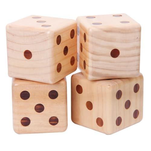 Garneck 1 Stück Großer Holz Würfel Spielwürfel für Partys und Zuhause Leicht Lesbar für Hochwertiges Holzmaterial Unterhaltsames Garneck 1 Stück Großer Holz Würfel Spielwürfel für Partys und Zuhause Leicht Lesbar für Hochwertiges Holzmaterial Unterhaltsames von Garneck