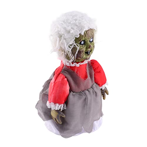 Garneck 1 Stück Halloween Voice Activated Geisterpuppe mit Leuchtfunktion Laufende Gruselige Puppe für Spukhäuser und Halloween Dekorationen ohne Batterie Garneck 1 Stück Halloween Voice Activated Geisterpuppe mit Leuchtfunktion Laufende Gruselige Puppe für Spukhäuser und Halloween Dekorationen ohne Batterie von Garneck