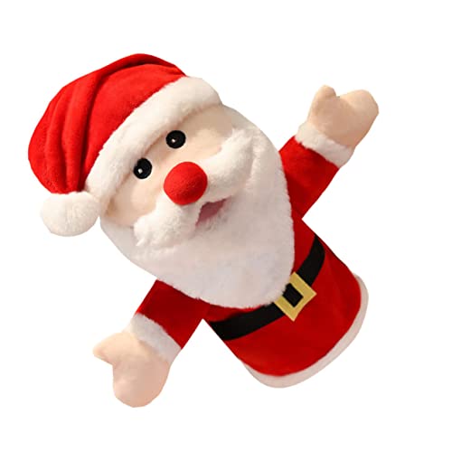 Garneck 1 Stück Interaktive Weihnachts Handpuppe Santa Claus für Eltern Junge Mädchen Spiele Perfektes Lernspielzeug für Kreative Rollenspiele und Fantasieaktivitäten Garneck 1 Stück Interaktive Weihnachts Handpuppe Santa Claus für Eltern Junge Mädchen Spiele Perfektes Lernspielzeug für Kreative Rollenspiele und Fantasieaktivitäten von Garneck