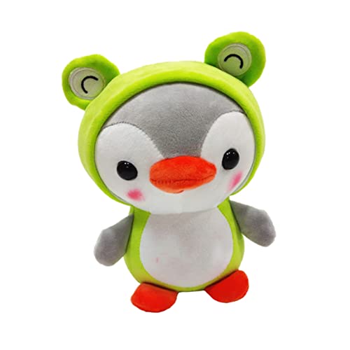 Garneck 1 Stück Kinderpuppe Pinguin Figur Pinguin Kissen Pinguine Pinguin Plüschkissen Plüschpenguin Pinguin-Puppen- Pinguin-Schmuck PP Baumwolle Green von Garneck
