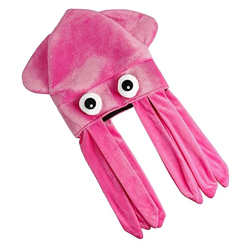 Garneck 1 Stück Lustiger Octopus Hut für Halloween Einzigartiger Kostüm Hut für Fotografie Partys und Aufführungen Hautfreundliches Material für Geburtstagsfeiern und Festivals von Garneck