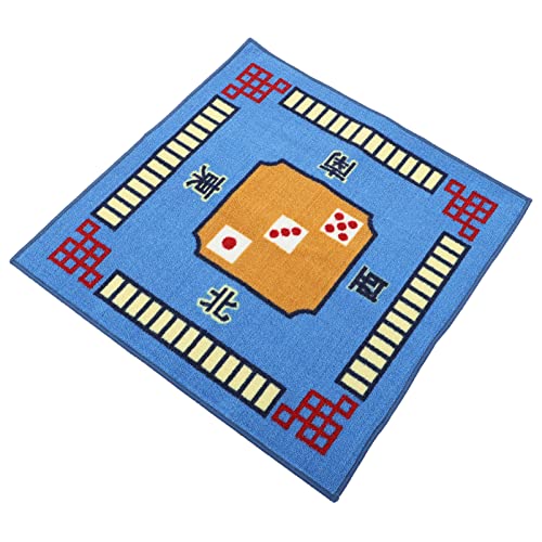 Garneck 1 Stück Mahjong-tischdecke Tischabdeckung Für Brettspiele Abdeckung Für Tischspiele Domino Tischdecke Spieltischmatte Tuch Mahjong-tischplatte Flanell (polyesterfaser) Blau von Garneck