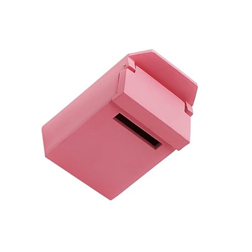 Garneck 1 Stück Mini-Briefkasten Puppe Gruß klein Post Ornament Briefkasten Mini-Szenen-Requisiten Miniaturmöbel Hölzern Rosa von Garneck