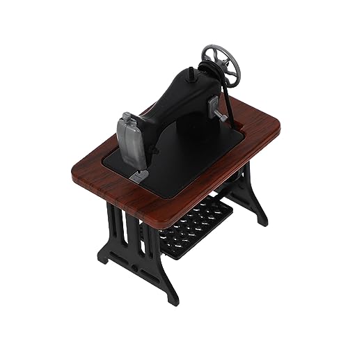 Garneck 1 Stück Mini-Nähmaschine nähmaschine Nähen Nähmaschine mini Miniaturnähmaschine Mini-Hausnähmaschine Miniatur-Hausnähmaschine kleine Nähmaschine Abs rot von Garneck