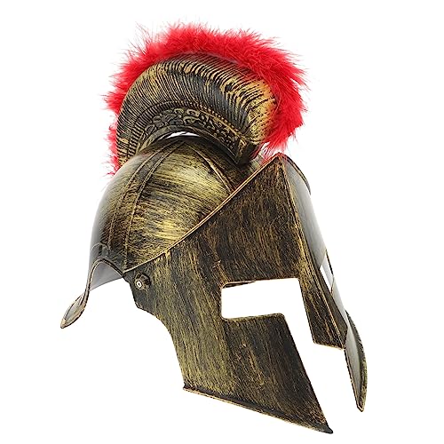 Garneck 1 Stück Mittelalterlicher Kriegerhelm für Cosplay Kostümzubehör für Halloween Karneval und Mottopartys Realistisch und Detailgetreu für Rollenspiele und Veranstaltungen von Garneck