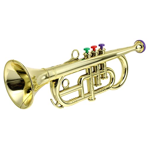 Garneck 1 Stück Musiksaxophonmodellspielzeug Kind Musical gefälscht Musikspielzeug Mini-Saxophon- Saxophon Miniatur-Saxophon ABS-Kunststoff Golden von Garneck