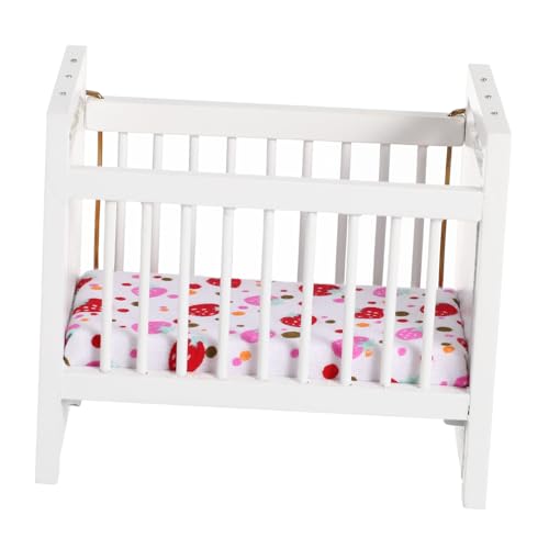 Garneck 1 Stück Puppenhaus Krippe Mini-puppenbett Ästhetisch Puppenhaus Babybett Babyspielzeug Puppenhaus-miniaturkrippe Wiedergeborene Krippe Künstlich Mini-Kinderbett Neon Weiß Garneck 1 Stück Puppenhaus Krippe Mini-puppenbett Ästhetisch Puppenhaus Babybett Babyspielzeug Puppenhaus-miniaturkrippe Wiedergeborene Krippe Künstlich Mini-Kinderbett Neon Weiß von Garneck