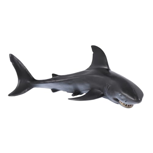 Garneck 1 Stück Realistisches Haifischmodell aus Kunststoff für Lehrspielzeug Kreativität und Vorstellungskraft für Aquarien Dekoration und Fotoshootings von Garneck