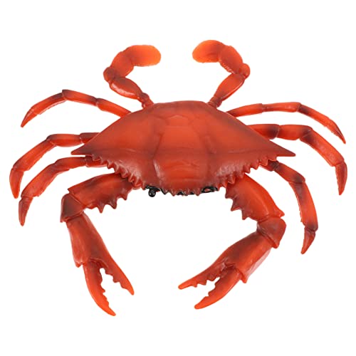 Garneck 1 Stück Simulationsornamente meerestiere Figuren Marine Animal Figure Meerestiere Wohnkultur Meerestiere Sammlung Meereslebewesen Handwerk Tierfiguren basteln PVC rot von Garneck