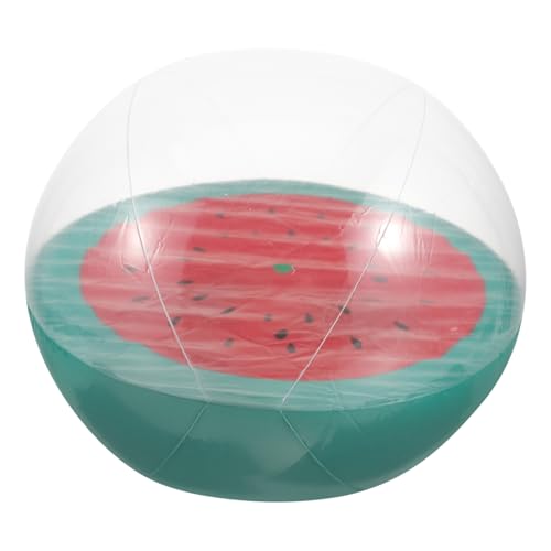 Garneck 1 Stück Wasserball Strand Für Schwimmbad Wassermelone Aufblasbare Bälle Wasserbälle Aufblasen Riese Aufblasbarer Ball Wasser Spielt Pvc-ball Hochwertiges Umweltschutz-pvc von Garneck