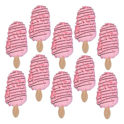 Garneck 10 STK. Eismodell Lebensmittelmodell Zur Präsentation Dessert-simulationsmodell Simulation Essen Dessert Simuliertes Am Stiel Simulationsfutter Eiscrememodell Kunsteis PVC Rosa Garneck 10 STK. Eismodell Lebensmittelmodell Zur Präsentation Dessert-simulationsmodell Simulation Essen Dessert Simuliertes Am Stiel Simulationsfutter Eiscrememodell Kunsteis PVC Rosa von Garneck