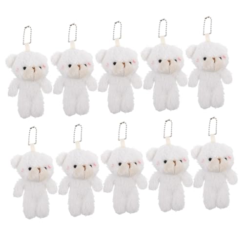 Garneck 10 Stück Bärenanhänger Partygeschenke tragen tierischer Plüschanhänger Stofftiere Katzenkuscheltiere realistisch Bär Schlüsselanhänger Plüsch kleine Bären kurzer Plüsch Beige Garneck 10 Stück Bärenanhänger Partygeschenke tragen tierischer Plüschanhänger Stofftiere Katzenkuscheltiere realistisch Bär Schlüsselanhänger Plüsch kleine Bären kurzer Plüsch Beige von Garneck