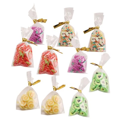Garneck 10 Stück Candy Snacks Bonbon-Modell Puppenhaus-Mini-Essen Miniatur-Süßigkeitsmodell Mini-Süßigkeiten-Modell Miniaturen, Figuren, Essen Gummi von Garneck