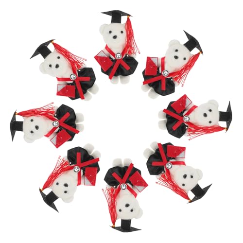 Garneck 10 Stück Dr. Bärenpuppe Bärenstrauß Für Den Abschluss Blumenstraußzubehör in Bärenform Bären Im Taschenformat Für Abschlussfeiern Bärendekorationen Diplom-bär Schaum von Garneck
