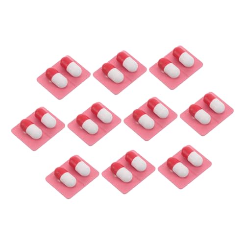 Garneck 10 Stück Kapselspielzeug Arztkoffer für Arztkit für Kleinkinder Arztkoffer gefälschte Pillen für Kleinkinder Holz Garneck 10 Stück Kapselspielzeug Arztkoffer für Arztkit für Kleinkinder Arztkoffer gefälschte Pillen für Kleinkinder Holz von Garneck