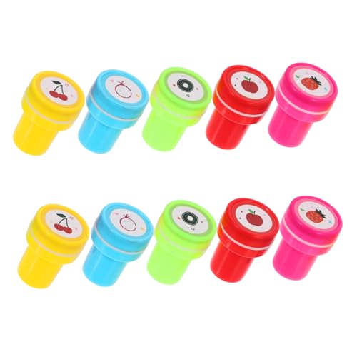 Garneck 10 Stück Kinderstempel Belohnungszubehör Obststempel-Requisite Obststempelspielzeug für Belohnungsangebot für Belohnungs-Requisiten für im Klassenzimmer PVC Garneck 10 Stück Kinderstempel Belohnungszubehör Obststempel-Requisite Obststempelspielzeug für Belohnungsangebot für Belohnungs-Requisiten für im Klassenzimmer PVC von Garneck