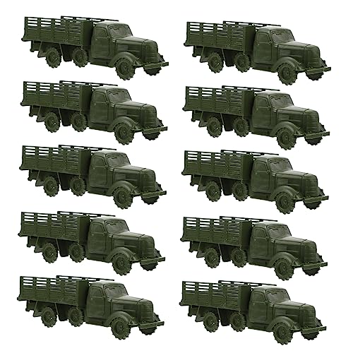Garneck 10 Stück -LKW-Modell Auto kinderspielzeug Simulation Intellektuelle Entwicklung Toys Fahrzeugmodelle Autospielzeug pp Green Garneck 10 Stück -LKW-Modell Auto kinderspielzeug Simulation Intellektuelle Entwicklung Toys Fahrzeugmodelle Autospielzeug pp Green von Garneck