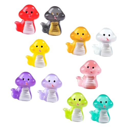 Garneck 10 Stück Leuchtende Dekorationen Zum Jahr Der Schlange Lebensechte Kleine Weiche Figur Mini Tierornament Realistisches Kleines Festes Krabbenspielzeug Für Babys Garneck 10 Stück Leuchtende Dekorationen Zum Jahr Der Schlange Lebensechte Kleine Weiche Figur Mini Tierornament Realistisches Kleines Festes Krabbenspielzeug Für Babys von Garneck