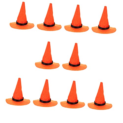 Garneck 10 Stück Mini Hexenhüte für Halloween Filz Wine Bottle Dekoration und Raumdekoration für Unvergessliche Halloween Garneck 10 Stück Mini Hexenhüte für Halloween Filz Wine Bottle Dekoration und Raumdekoration für Unvergessliche Halloween von Garneck