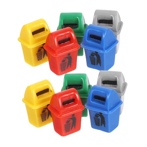 Garneck 10 Stück Mini Mülleimer für Puppenhaus Teiliges DIY Resin Zubehör Farben Mülltonnen für Kreative Landschaftsdekoration und Umweltbewusstsein Garneck 10 Stück Mini Mülleimer für Puppenhaus Teiliges DIY Resin Zubehör Farben Mülltonnen für Kreative Landschaftsdekoration und Umweltbewusstsein von Garneck