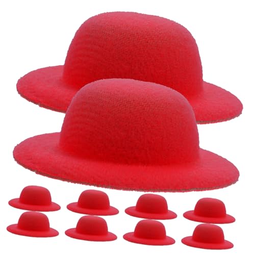 Garneck 10 Stück Mini Puppenkappen Puppenhaus Niedliche Miniaturhüte Partyhüte Puppenhauszubehör Miniatur Hüte Bunte Puppenbastelhüte Babyspielzeug Bastelpuppenhüte Eva Rot Garneck 10 Stück Mini Puppenkappen Puppenhaus Niedliche Miniaturhüte Partyhüte Puppenhauszubehör Miniatur Hüte Bunte Puppenbastelhüte Babyspielzeug Bastelpuppenhüte Eva Rot von Garneck