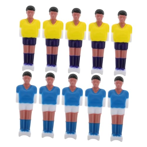Garneck 10 Stück Mini Tischfußball Spielerfiguren Set Teiliges Zubehör für Tischfußball Auswechselbare Figuren für Tischfußballspiele für Cafés Fördert Motorische Fähigkeiten Garneck 10 Stück Mini Tischfußball Spielerfiguren Set Teiliges Zubehör für Tischfußball Auswechselbare Figuren für Tischfußballspiele für Cafés Fördert Motorische Fähigkeiten von Garneck