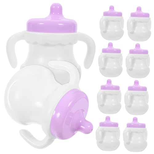 Garneck 10 Stück Puppenflaschenspielzeugzubehör Simulation Flaschenspielzeug Zubehör für Babypuppen geben vor, Modell zu Sein kleine Trinkflasche Plastik Garneck 10 Stück Puppenflaschenspielzeugzubehör Simulation Flaschenspielzeug Zubehör für Babypuppen geben vor, Modell zu Sein kleine Trinkflasche Plastik von Garneck