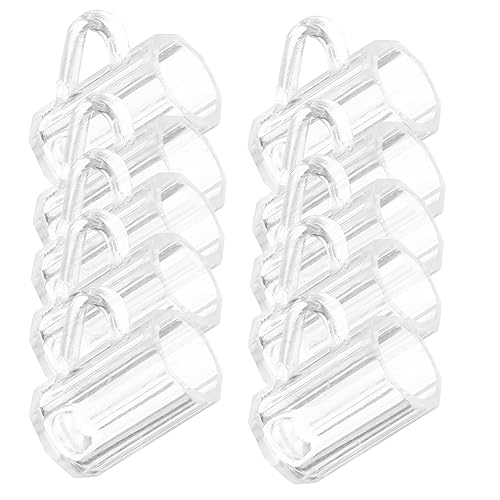 Garneck 10 Stück Puppenhaus-Modell Puppensachen Miniaturbecher Puppenbecher Mini-Tassen Mini -Bierbecher Mini-Charms Mini -Wasserbecher Mini-Trinkbecher Abs Transparent von Garneck