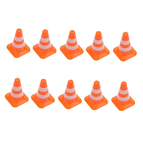 Garneck 10 Stück Simulation Straßenkegel kleine Sicherheitskegel Zapfen Simulations-Straßensperren DIY -Verkehrszeichen Mini-Verkehrszeichen Plastik Orange Garneck 10 Stück Simulation Straßenkegel kleine Sicherheitskegel Zapfen Simulations-Straßensperren DIY -Verkehrszeichen Mini-Verkehrszeichen Plastik Orange von Garneck