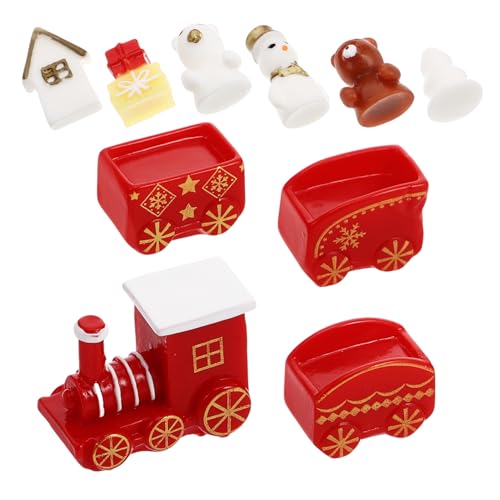 Garneck 10 Stück Snowman Present Box Zuggruppe Klein Zug Weihnachtsschmuck Winzig Spielzeugeisenbahnen Aus Holz Bahngleis Eisenbahnspielzeug Für Jungen Und Mädchen Mini-Zug Harz Garneck 10 Stück Snowman Present Box Zuggruppe Klein Zug Weihnachtsschmuck Winzig Spielzeugeisenbahnen Aus Holz Bahngleis Eisenbahnspielzeug Für Jungen Und Mädchen Mini-Zug Harz von Garneck
