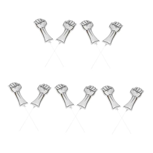 Garneck 10 Stück Teiliges Aufblasbare Cheer-ballons aus Aluminiumfolie Leichtes Sport-cheering-zubehör für Basketball Fußball Spiele Wiederverwendbare Sportveranstaltungen Dekoration von Garneck