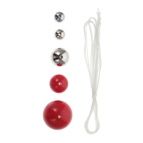 Garneck 10 Stück Teiliges Single Pendulum Ball Kunststoff Physik Experiment Lehrgerät für Mechanik Unterricht und Labor Fördert Verständnis von Bewegungsprinzipien für Schule und von Garneck