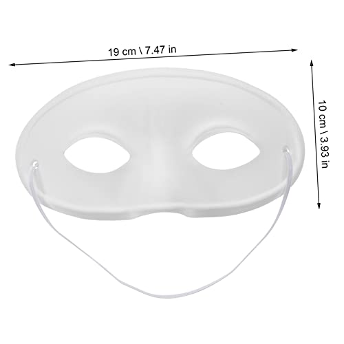 Garneck 10 Stück Teiliges Umweltfreundliche DIY Papiermasken Unbemalt für Faschingsparty Halloween Karneval Cosplay Basteln Weiße Blanko Maske für Kreatives Bemalen und Gestaltung Garneck 10 Stück Teiliges Umweltfreundliche DIY Papiermasken Unbemalt für Faschingsparty Halloween Karneval Cosplay Basteln Weiße Blanko Maske für Kreatives Bemalen und Gestaltung von Garneck