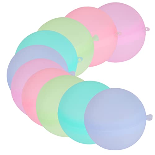 Garneck 10 Stück Wiederverwendbare Wasserballons für Leicht für Sommer Wasserspiele im Garten Sicher für Unbeschwerten Spaß Garneck 10 Stück Wiederverwendbare Wasserballons für Leicht für Sommer Wasserspiele im Garten Sicher für Unbeschwerten Spaß von Garneck