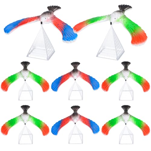 Garneck 10 Stücke Schwebevogel Balance Für – Farbige Finger Balance Vögel Mit Pyramidenständer - Pädagogisches Lernspielzeug Zur Von Geschicklichkeit Und Konzentration Garneck 10 Stücke Schwebevogel Balance Für – Farbige Finger Balance Vögel Mit Pyramidenständer - Pädagogisches Lernspielzeug Zur Von Geschicklichkeit Und Konzentration von Garneck