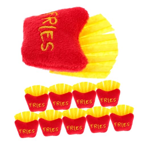 Garneck 10-teiliges Simulations-Pommes-Frites-Lebensmittel-stofftierspielzeug, Kleines Pommes-Frites-plüschtier, Ideal Zum Basteln Von Kinderschuhen, Hüten Und Accessoires Garneck 10-teiliges Simulations-Pommes-Frites-Lebensmittel-stofftierspielzeug, Kleines Pommes-Frites-plüschtier, Ideal Zum Basteln Von Kinderschuhen, Hüten Und Accessoires von Garneck