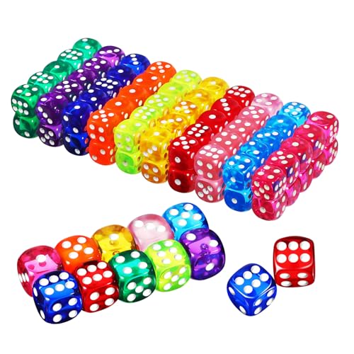 Garneck 100 Stück Acrylwürfel Farbige Klassenzimmerwürfel Spielwürfel Polyedrische Brettspielwürfel Party Miniwürfel Massenwürfel Miniaturwürfel Kinderspielzeugwürfel Bunte Garneck 100 Stück Acrylwürfel Farbige Klassenzimmerwürfel Spielwürfel Polyedrische Brettspielwürfel Party Miniwürfel Massenwürfel Miniaturwürfel Kinderspielzeugwürfel Bunte von Garneck