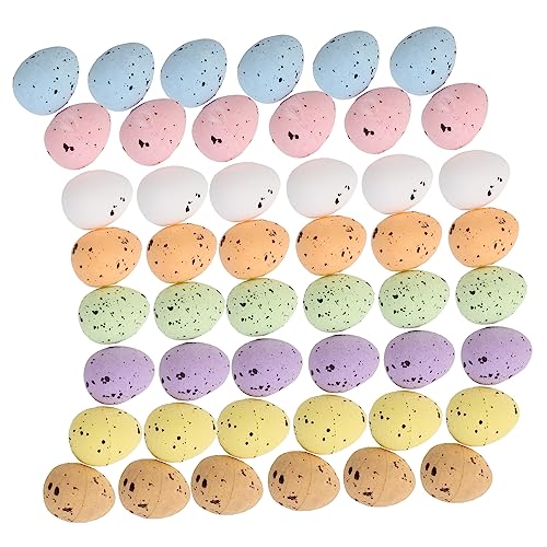 Garneck 100 Stück Ei Dekoration Schlafzimmer Dekoration weihnachtsdeko beleuchtet innen Ostern Egg maging Blase Dinosaurier-Ei reizende Schaumstoff-Ei-Dekoration Osterei-Dekore von Garneck